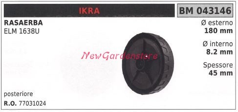 Ruota posteriore ikra - ruota,