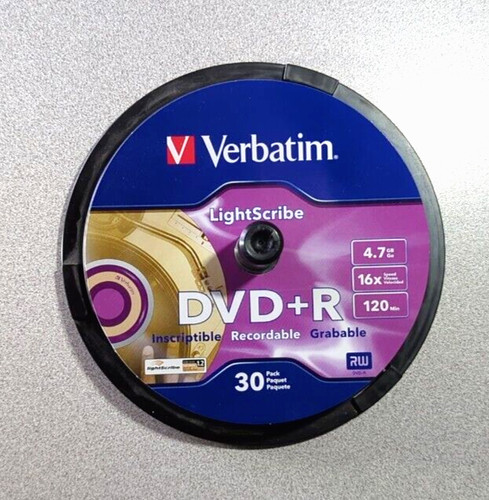 Verbatim lightscribe dvd 7 - dvd+r, 4,7