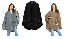 Donna Qualità Maglia Poncho