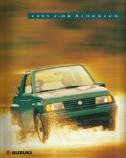 Catalogo brochure vendita SUZUKI SIDEKICK 2 PORTE 1995 US 95 SUV JS JX