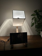 Lampada artigianale in legno