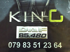 DAF GRANDE AUTOBUS CAMION CABINA LATERALE PULLMAN CAMION "DAF 85.480" SCRITTA LOGO DAF 85 480