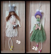 Angeli fatti a mano. Creazioni uniche adatte come.decorazioni /bomboniere 