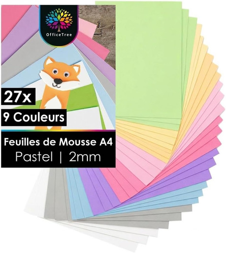 27x fogli gomma eva - gomma,