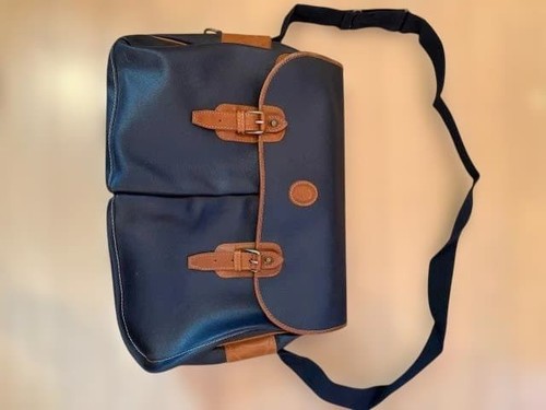 Trussardi navy leather - navy,