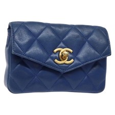CHANEL Matelasse Pouch Pelle