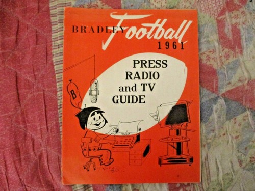 1961 bradley braves - braves, football