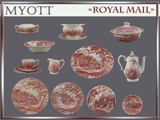 Myott "Royal Mail" pezzi a