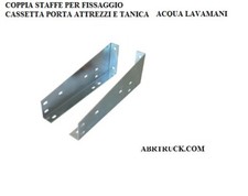 Coppia staffe cassetta porta - staffe,