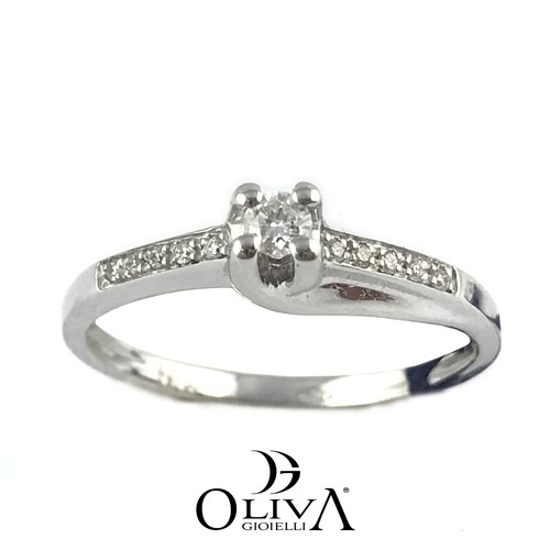 Anello solitario donna - anello,