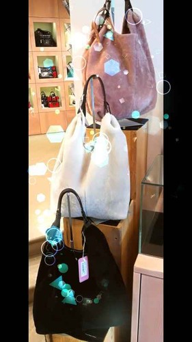 Borsa pelliccia ecologica - in,