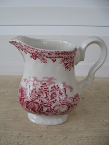 Pot lait faïence anglaise - à,