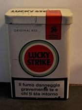 Pacchetto Porta Sigarette Bianco Lucky Strike In Metallo Limited Edition