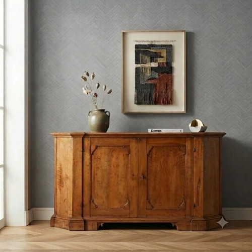 Credenza barocca scantonata - credenza,