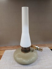 Venini, Lampada Da Tavolo In Vetro E Ottone