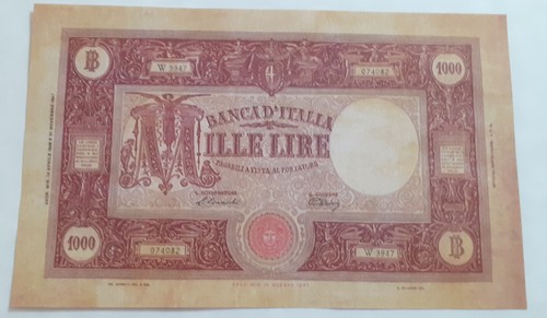 Banconota 1000 lire grande - banconota,