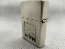 accendino zippo limited edition -ZIPPO LIGHTER MARLBORO SPURS ANTIQUE SILVER L.E