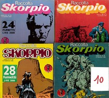 SKORPIO RACCOLTA ANNI 80 4 PEZZI NUOVI D'EPOCA  VINTAGE (10)