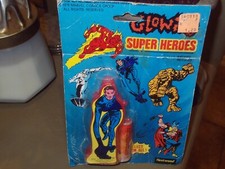 VINTAGE FANTASTICO QUATTRO TORCE MARVEL AVENGERS RARO FLEETWOOD TOYS MOC 1978