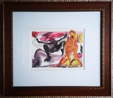 Aurelio CAMINATI Genova arte scena erotica amore impossibile quadro