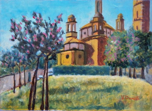 Quadro naif dipinto olio - dipinto,