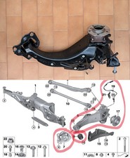 barra longitudinale posteriore sinistro L left MINI JCW F55 F56 ORIGINALE 2023