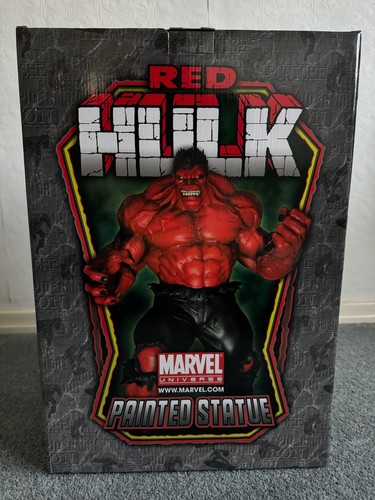 Marvel red hulk statue bowen - marvel,