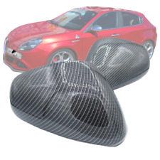 Calotte Specchio per Alfa Romeo Mito Giulietta 159 Carbon Look Stemma Coppia