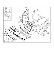MERCEDES W451 SMART FORTWO PARAFANGO ANTERIORE SX OEM A4518810101 CA7L