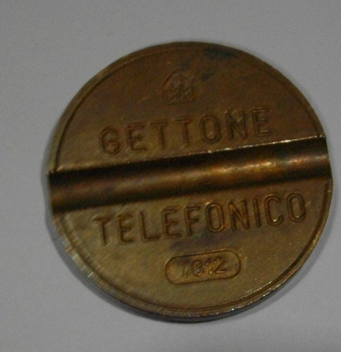 Gettone telefonico sip 7812 - telefonico,