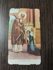 San Biagio, Holy Card