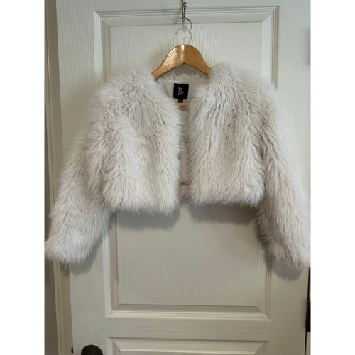 Cappotto bianco pelliccia