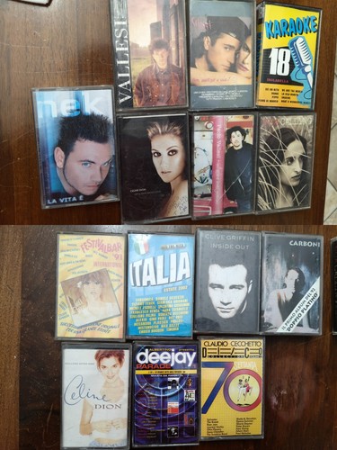Lotto cassette musicassette - 14,