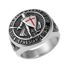 Anello cavalieri templari - cavalieri,