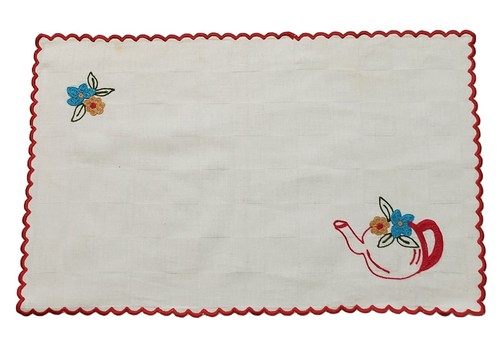 Tovaglietta vintage ricamata
