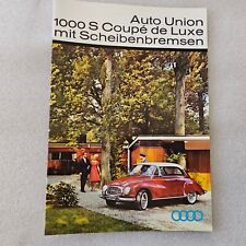 Brochure Prospekt AUTO-UNION