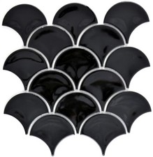 Mosaico ceramica nero - mosaico,