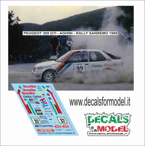 Decals peugeot 309 - decals,