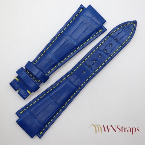 Cinturino alligatore blu - in,