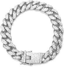 Bracciale Hip Hop Placcato Oro