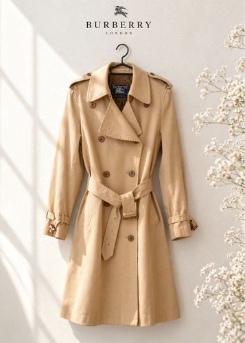Burberrys trench lungo beige