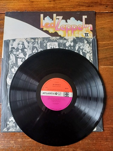 Led zeppelin plum label - led,