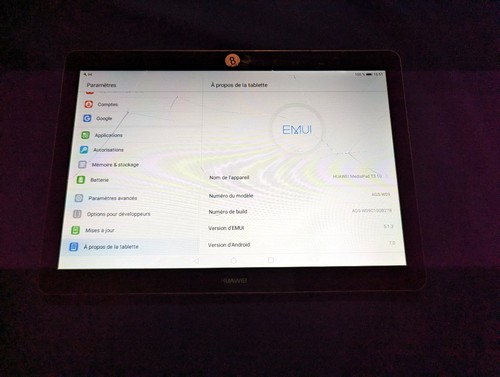 Tablette huawei mediapad 10 - t3,