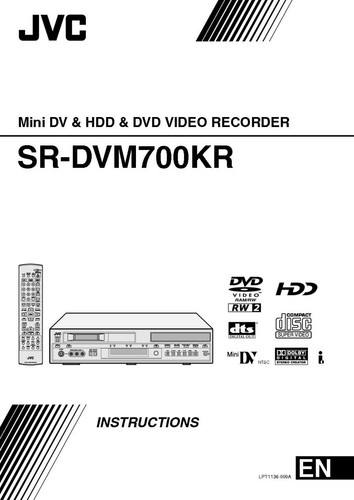 Jvc dvm700kr mini - jvc, sr-dvm700kr