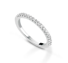 ANELLO VERETTA IN ORO BIANCO E DIAMANTI CT 0,19 ANELLO CON DIAMANTI PROMESSA