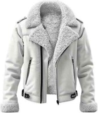 Giubbotto giacca uomo bianco