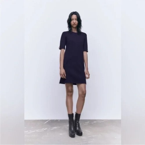 Mini abito zara maglia - abito, blu