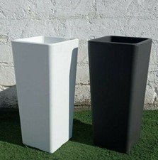 VASO QUADRATO ALTO 65 CM cache-pot CLOU VECA MODERNO INTERNO ESTERNO GIARDINO 