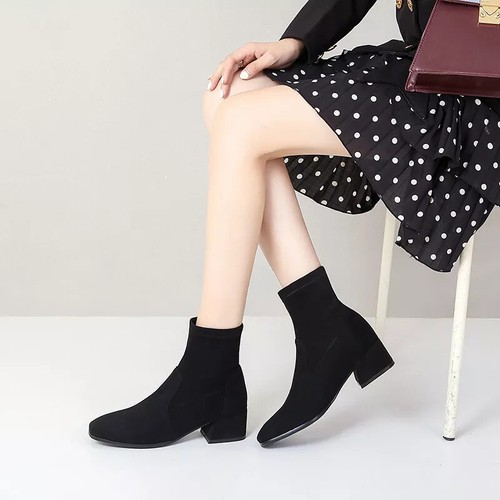 Stivaletti stivali tacco basso - stivali,