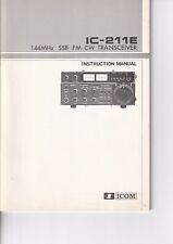 Manuale di Istruzioni per Icom IC-211 E IN Inglese